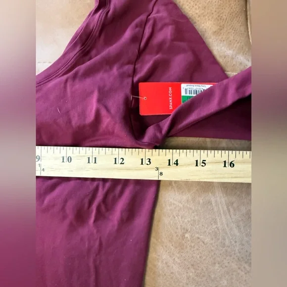 NWT The Base Body Suit Rich Garnet Women’s Size Large - Picture 3 of 8